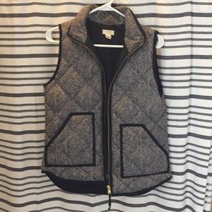 J. Crew Puffer vest. EUC! XS